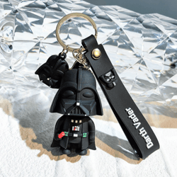 Disney Movie Keychains Pendant Car Key Chain Black White Cartoon Doll Keyrings Phone Bag Ornament
