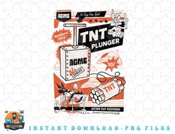 Looney Tunes Wile E. Coyote Acme TNT Plunger png, sublimation, digital download