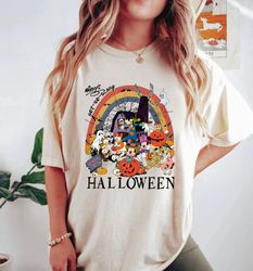 Spooky Mouse and Friends Comfort Shirt, Mickeys Not So Scary Halloween Shirt, Di
