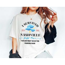 I Survived Nashville Night 3 Shirt, Eras Tour Nashville Shirt, Nashville Night Three T-Shirt, Taylor Concert Shirt, Spea