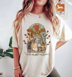 Vintage Tale as Old as Time Comfort Shirt, Beauty and The Beast Shirt, Belle Pri