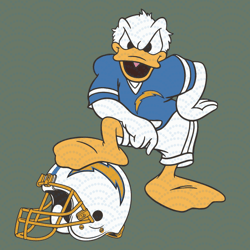 Donald Duck Los Angeles Chargers Svg, Sport Svg, Los Angeles Chargers Football Team S