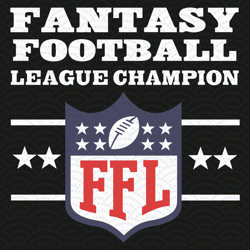 Fantasy Football League Champion FFL Svg, Sport Svg, Football Champion Svg, Fantasy F