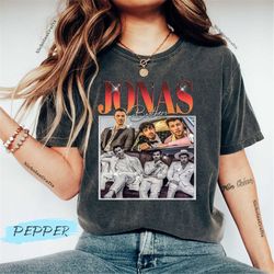 Jonas Retro 90'S Sweater, Retro Jonas Brothers Five Albums One Night, Jonas Brothers Shirt Comfort Colors, Jonas Brother