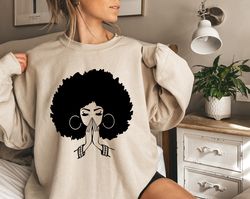 Afro Women Shirt, Afro Girl, Black Girl Shirt, Black Girl Gifts, Black Girl Magic, Gift for Woman, Black Woman Shirt, Gi