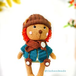 crochet amigurumi lion, crochet amigurumi animal, crochet doll for sale, amigurumi toy, amigurumi cuddle lion doll, croc