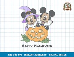 Disney Mickey And Friends Halloween Pumpkin Mickey & Minnie png, sublimation copy