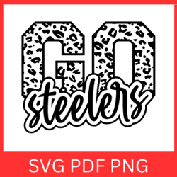 Go steelers Svg| Steelers Football Silhouette Team Clipart Vector Svg