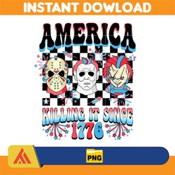 Horror Movie Fourth Of July Png, America Killing It Since 1776 Png, Horror Independence Day , America Freedom, Instant D
