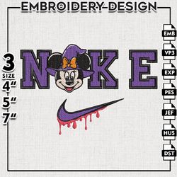 Minnie Witch Halloween Embroidery Designs, Disney Halloween, Halloween Embroidery Files, Machine Embroidery Designs