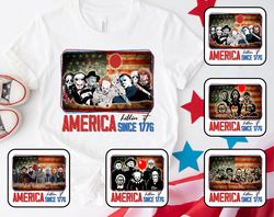 America Killin It Since 1776 Png Bundle, Horror Movie Fourth Of July Png, Bundle, Horror Friend Png, Horror Independence