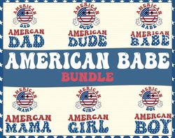 Designs American Girl Boy PNG Bundle, Fourth of July Png, 4th Of July Shirt Design, Retro Smiley Face Png, Retro Usa Png