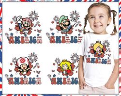 Super Cartoon 4th Of July Svg Bundle, 4th Of July Svg, Independence Day Svg 4th Of July Matching Shirt Svg, America Svg,
