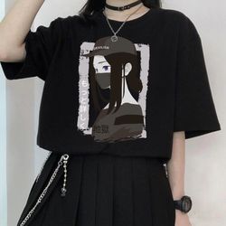 Anime Girl Shirt, Japan Culture Tee, Grunge Shirt, Anime Clothing, Anime T-Shirt, Aesthetic Shirt, Aesthetic Clothing