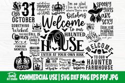 Farmhouse Halloween SVG Bundle, Svg File Farmhouse Halloween SVG Bundle, Svg File