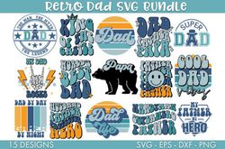 Retro Dad Father's Day SVG Bundle PNG Retro Dad Father's Day SVG Bundle PNG