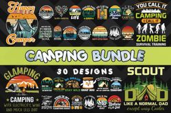 Camping Bundle SVG 30 Designs Camping Bundle SVG 30 Designs