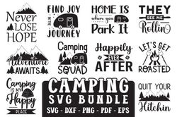 Camping SVG Bundle Camping SVG Bundle