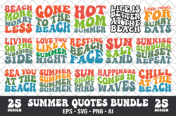 Summer Quotes Retro Design Bundle SVG Summer Quotes Retro Design Bundle SVG