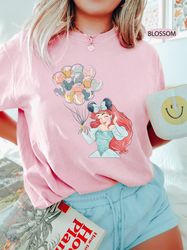 Retro Little Mermaid Shirt, Ariel Princess shirt, Di
