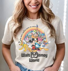 Vintage Walt Disney World Comfort Colors Shirt, Disn