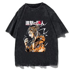 Japanese Oversized Shirts,Anime Japan T-Shirt,Anime Washed Cotton T Shirt,Harajuku Clothing, Unisex Oversized Tee, Gift