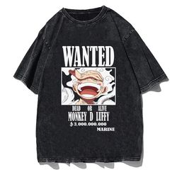 Oversized Vintage Shirt, Anime Manga Shirts, Unisex Washed Tshirt, Japanese Shirt, Cool Anime Shirt, Graphic Tees