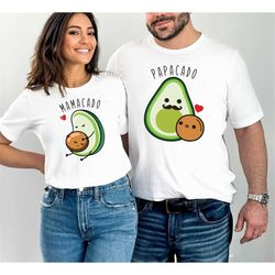 Mamacado Papacado Shirts, Pregnancy Reveal Shirts, New Mom Shirt, New Dad Shirt, Pregnancy Announcement Shirts, Baby Sho