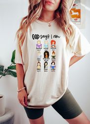 God Says I Am Beautiful,  Bible Verse Shirt,  Faith Sweatshirt,  Christian Clothing,  Jes