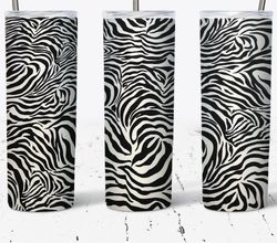 Zebra Print Tumbler, Zebra Print Skinny Tumbler