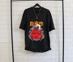 Unisex Oversized Vintage Anime Shirt,Japan T-Shirt, Women - Men Cotton T Shirt, Anime Lover Gift, Retro Anime Tee,For Me