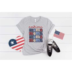 American Mama shirt,  4th of july shirt, fourth of july shirt, patriotic shirt, merica shirt, america shirt,  memorial d