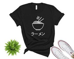 Japan Anime Shirt, Ramen Shirt, Noodle Shirt, Foodie, Japanese shirt, Japanese Aesthetic, Anime lover, Gift for kids, Gi