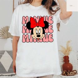 Minnie Mouse Shirt, Cute Disney World Shirt, Minnie Head Shirt, Disney Trip Shirt, Magic Kingdom T-Shirt, Disneyland Tee