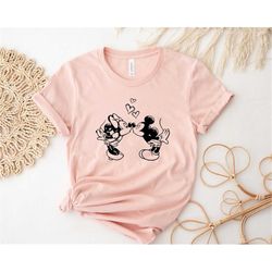Vintage Mickey and Minnie Shirt, minnie mouse shirt, disney unisex shirt, Vintage Mickey Shirt, Mickey ears shirt, disne