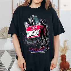 Hello My Name Is Miles Shirt, Spider-Man into The Spider Verse Shirt, Miles Morales Shirt, Spider Verse 2023, Spider Pun