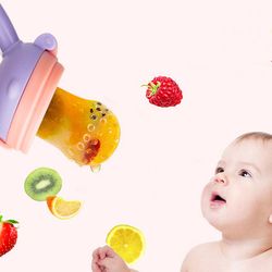 Newborn Pacifier Food Nibble Baby Feeder Kids Fruit Pacifier Feeding Safe Training Nipple (non US Customers)