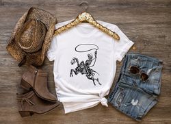 Skeleton Hunter Cowboy Shirt, America Cowboy Shirt, Southern Rodeo Shirt, Cowboy Horse S