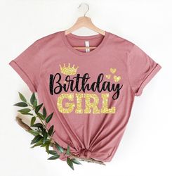 The Birthday Girl Shirt,  Birthday Party Girl Shirt,  Birthday Squad Shirt,  Youth Birth