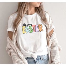 Happy easter shirt, easter shirt, easter outfit, happy easter day, bunny shirt, funny easter shirt, kids easter shirt, e