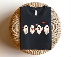 Valentines Ghost Shirt, Cute Ghost Sweater, Spooky Valentine Crewneck, Boo Boo Valentine