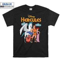Disney Hercules Classic Group Shot Vintage T shirt Hoodie Hoody T-shirt Tshirt S-M-L-XL-XXL-3XL-4XL-5XL Oversized Men Wo