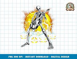 Happy Halloween Funny Skeleton Playing Guitar Pumpkin Vibes png, sublimation copy