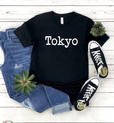 Tokyo Japan Shirt, Tokyo City Shirts, Japanese Clothes, Unisex Crew Neck Tee, City T-Shirt, Anime Tee, Tokyo Outfit, Jap