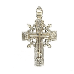 Cross Necklace  Old Believer Orthodox Crucifix - orthodox baptism cross - Holy cross - Christian cross - Tradit