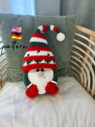 crochet plush gnome pattern / easy crochet pattern / plush pattern / amigurumi pattern / handmade crochet plush toys