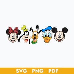 Mickey and Friend Svg, Family Trip Svg, Disney Svg, Png Pdf Digital File