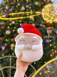 santa claus christmas crochet pattern / plush pattern / amigurumi pattern / christmas pillow / christmas gifts / plush