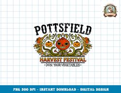 Pottsfield Harvest Festival Dark Spooky Pumpkin Halloween png, sublimation copy