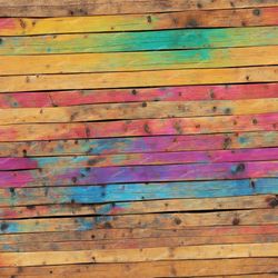 Rainbow Wood Wall 45 Seamless Tileable Repeating Pattern